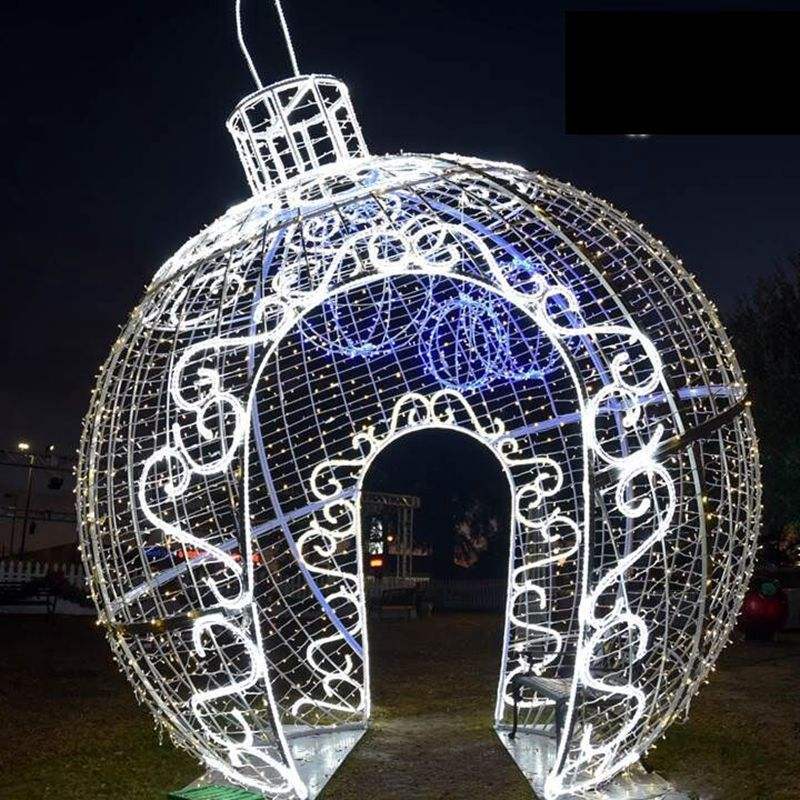 Street Lighting Round Outdoors Motif Lights Led Christmas Bell Arch Lighting 50 Wooden Box 90 Dinosaur Lamp IP65 Luminous Tree