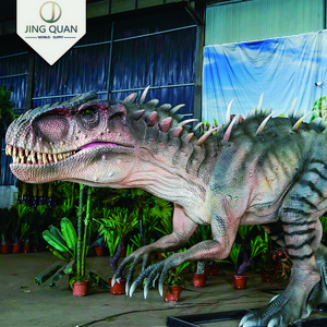 Devilsaur Jurassic Dino World Theme Park Amusement Robotic Automatic Realistic Dinosaur Costume Animatronic Model Outdoors 1 Pcs