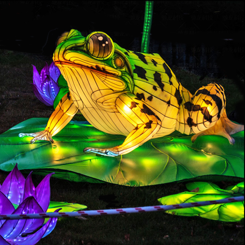 Animals Festival Traditional Lanterns Frog Halloween Decorative Lighting Outdoors New Year Christmas Motif Lights Waterproof 60