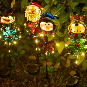 Jingquan Led Outdoor Colorful Waterproof Light Party Garden festival Light Solar Decorative Christmas Light for pathway