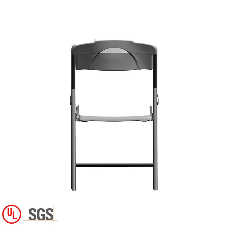 Hot sale bulk outdoor garden plastic folding chairs white banquet folding chairs for events