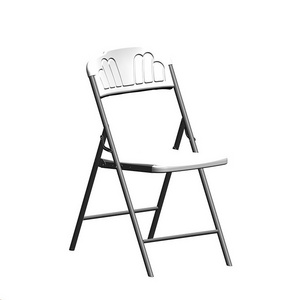 Hot sale bulk outdoor garden plastic folding chairs white banquet folding chairs for events