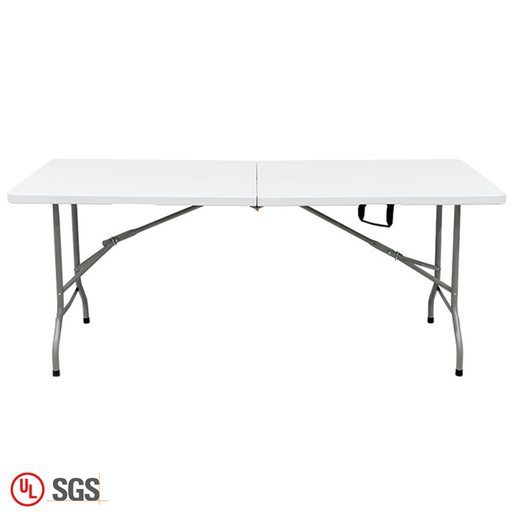 Wholesale Cheap Portable Party 6FT Foldable Tables Hdpe Outdoor Picnic Rectangular Plastic Fold Up Tables