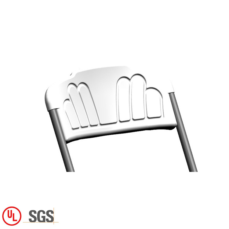 Hot sale bulk outdoor garden plastic folding chairs white banquet folding chairs for events