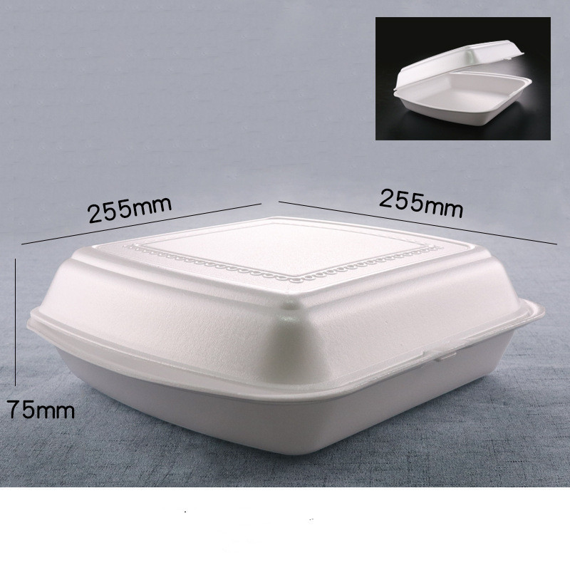 Disposable foam lunch box hamburg alternatives Burger packing box for food  Burger Biodegradable Fast Food takeout Container