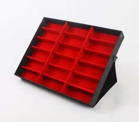 18 grids Glasses Shop Display Storage Box package corrugated box with logo Sunglasses Organizer Box