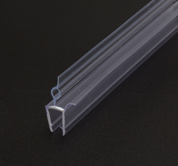 Wholesale Customized Waterproof Clear PVC plastic Rubber door seal profiles for glass Shower Door Seal