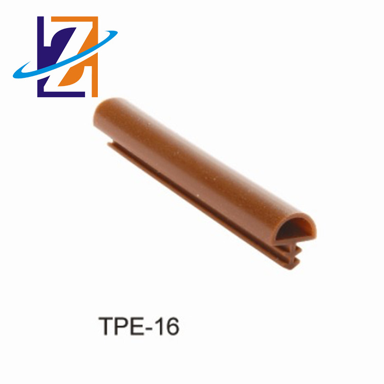 Waterproof T Shaped Sealing Tpe Tpr  Silicon Brown Yellow Black Seals Heat Resistant Rubber Window Seal