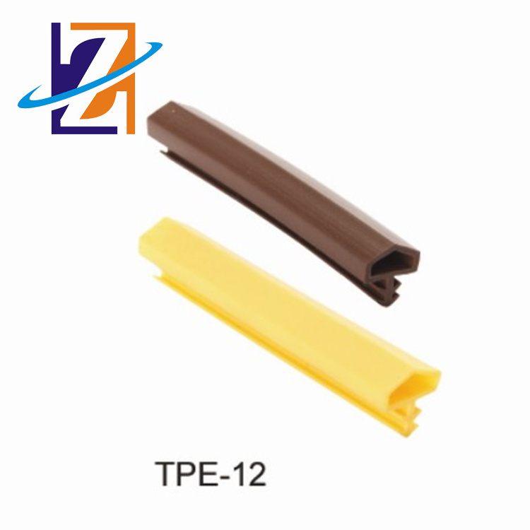 Waterproof T Shaped Sealing Tpe Tpr  Silicon Brown Yellow Black Seals Heat Resistant Rubber Window Seal