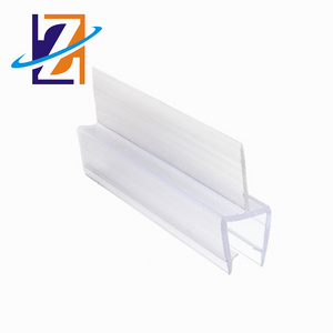 Wholesale Customized Waterproof Clear PVC plastic Rubber door seal profiles for glass Shower Door Seal