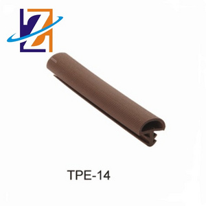 Waterproof T Shaped Sealing Tpe Tpr  Silicon Brown Yellow Black Seals Heat Resistant Rubber Window Seal