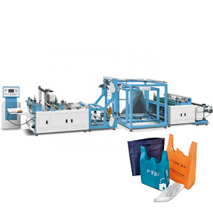 ZXL-B700 Non woven Flat Bag Making Machine/Best-Selling Ultrasonic Nonwoven Fabric D cut Bag Making Machinery