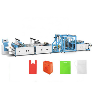 ZXL-C700 Factory price automatic ultrasonic polythene non woven box bag making machine