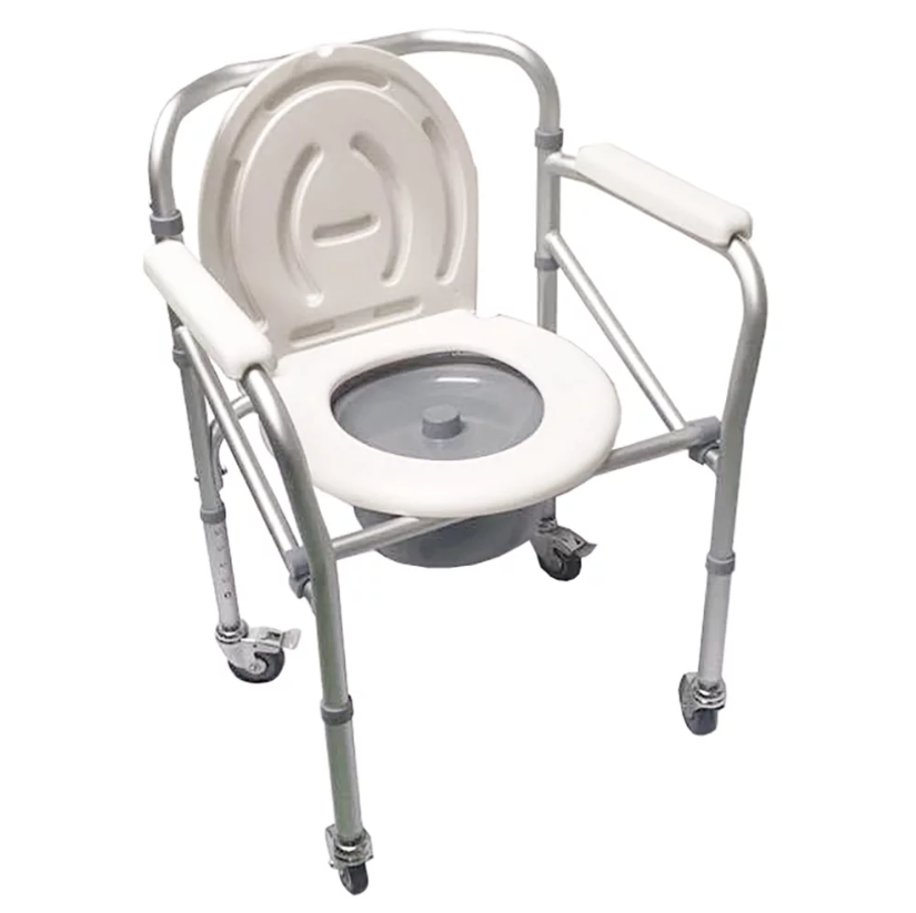 firm popular hot sales cheap foldable commode toilet chair height adjust patient bath toilet chair disabled