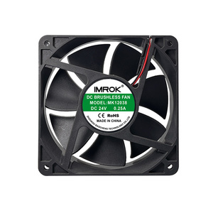 Axial Fans Dc 12 Volt Cooling Fan 2600/3200 CFM 120X120X38 Brushless Axial Flow Exhaust Fan 120mm