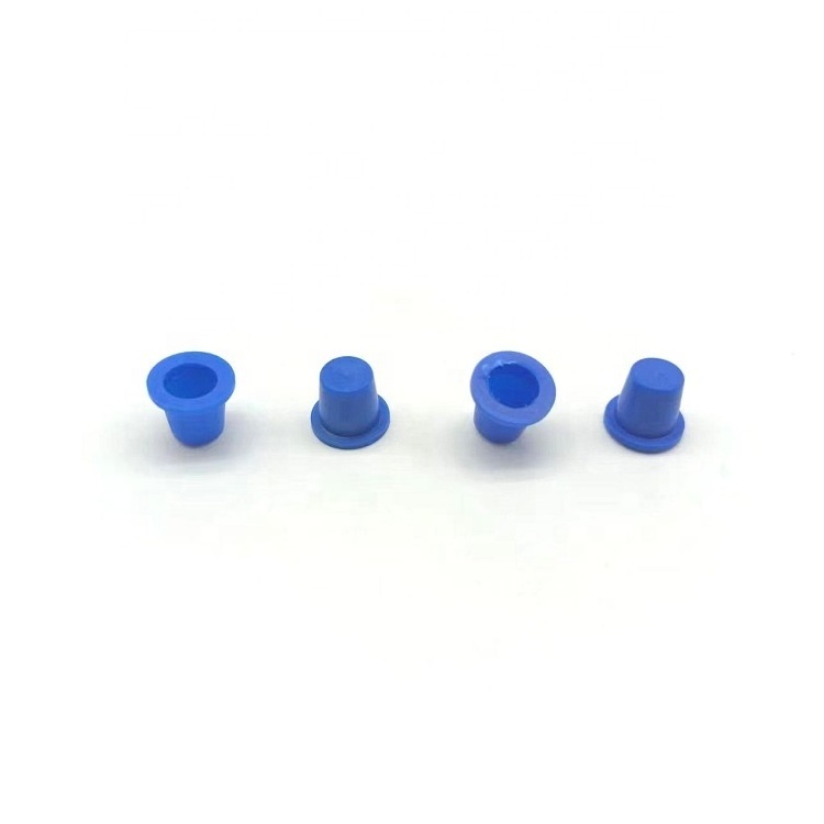 Cosmetic plastic inner plug with silicone bottle insert for plastic bottle stopper