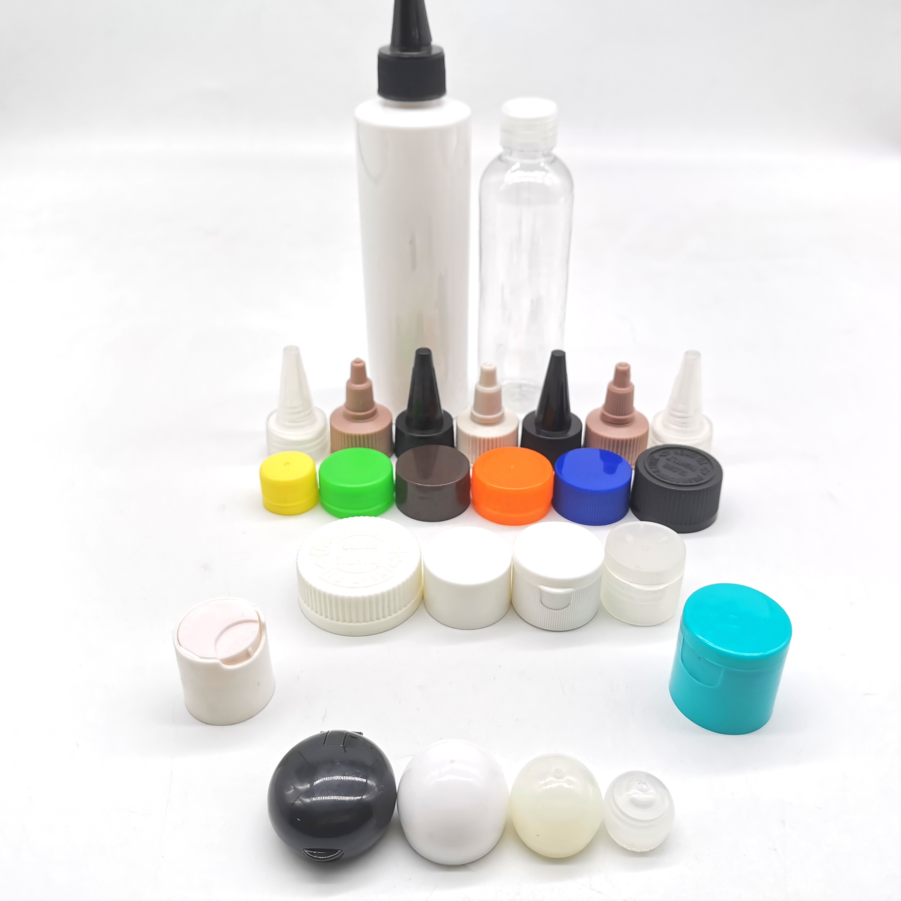 Wholesale Round Shape Plastic Press Flip Top Cap for Perfume Bottle