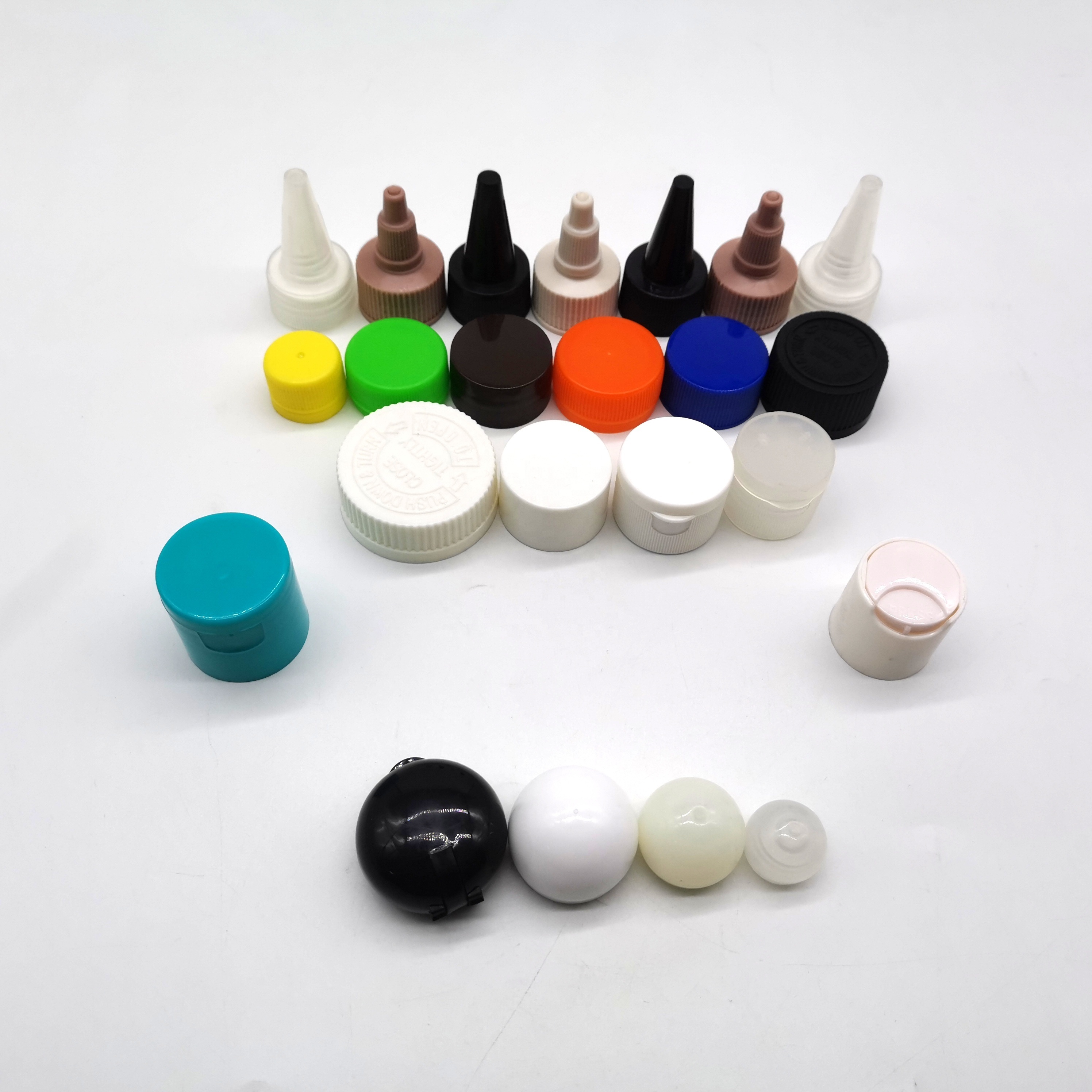 Wholesale Round Shape Plastic Press Flip Top Cap for Perfume Bottle