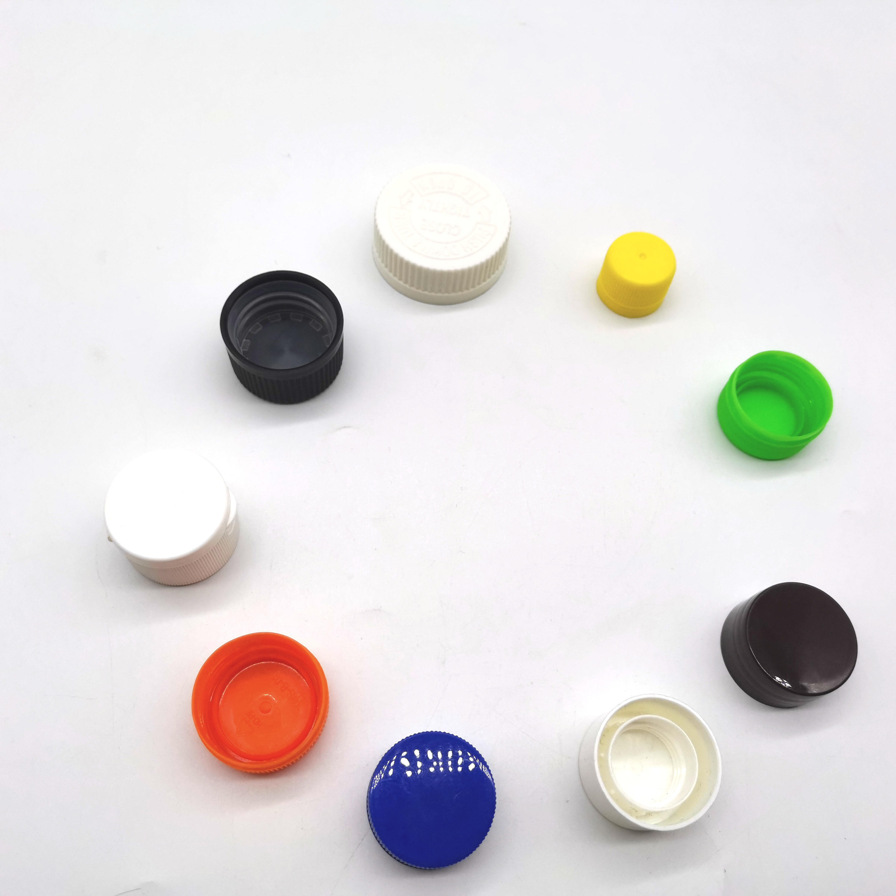 Wholesale Round Shape Plastic Press Flip Top Cap for Perfume Bottle