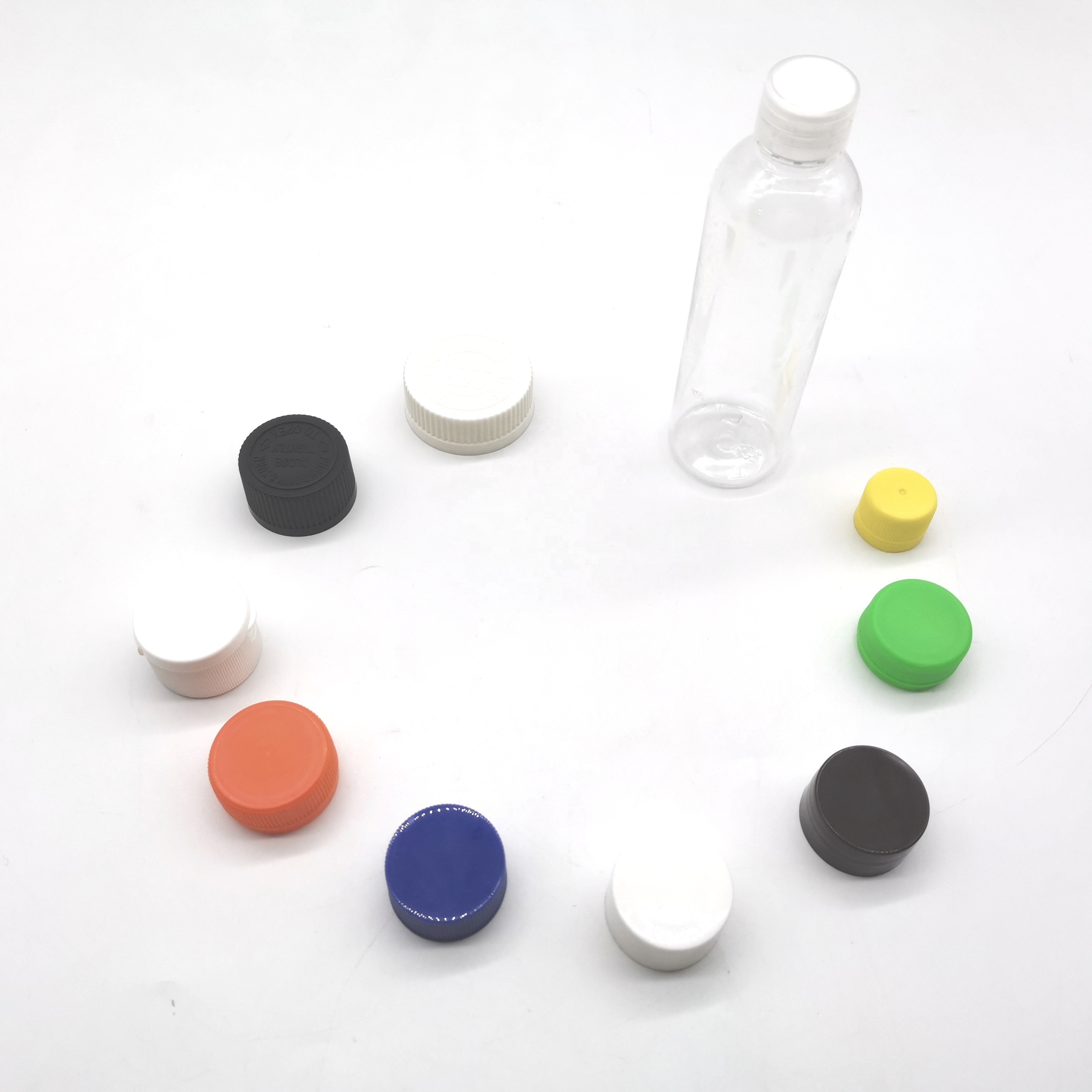 Wholesale Round Shape Plastic Press Flip Top Cap for Perfume Bottle