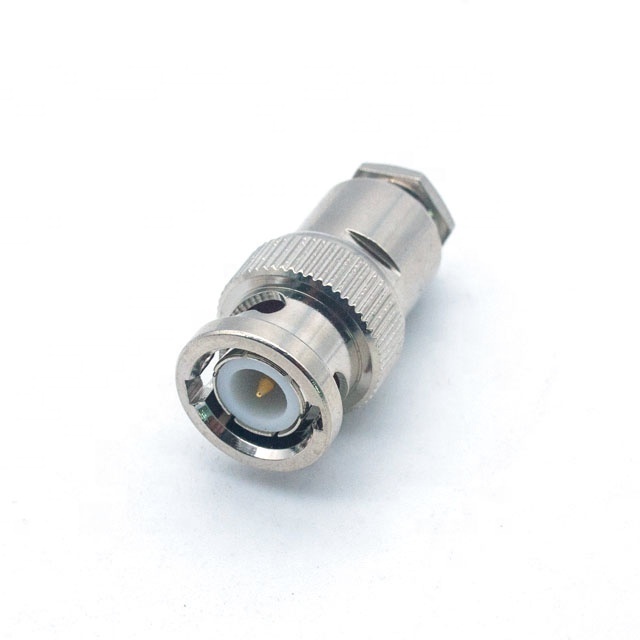 RF Coaxial BNC male crimp connector for RG174/RG316 cable high quality