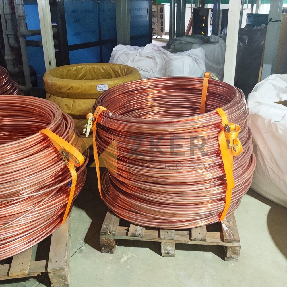 Electric equipment Ground rod Copper coated steel round wire Copper bonded steel Copper clad steel for earthing system