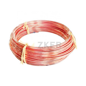 Electric equipment Ground rod Copper coated steel round wire Copper bonded steel Copper clad steel for earthing system