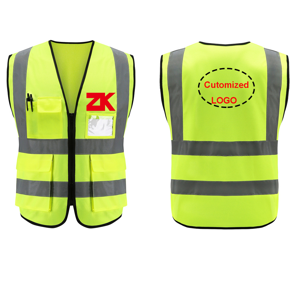 Best selling products yellow warning reflective safety vest for night running