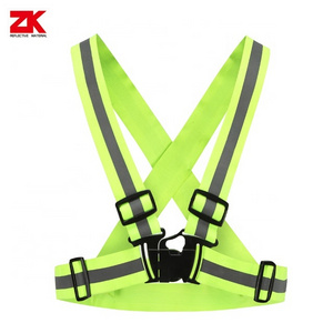 Manufacturers Direct Selling Riding Protective Strap Elastic Night Running Elastic Safety Reflective Strap