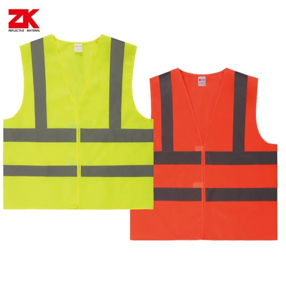 Hot sell polyester industrial clothing high visibility reflective safety vest