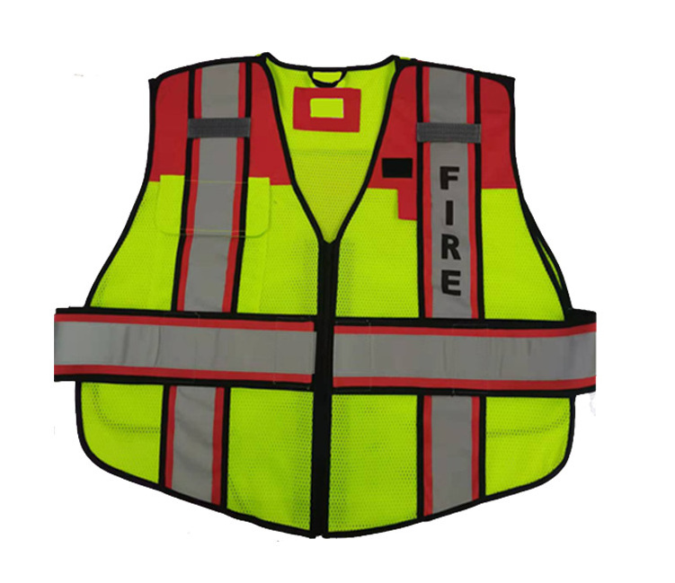 Fashion Safety Vest American Design 5 Point  Break-away Reflective Vest