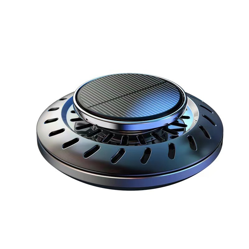 UFO Solar Car Air Freshener Rotating Fragrance Decorative Interior Accessories Car Flavoring Original Perfume Diffuser Supplies