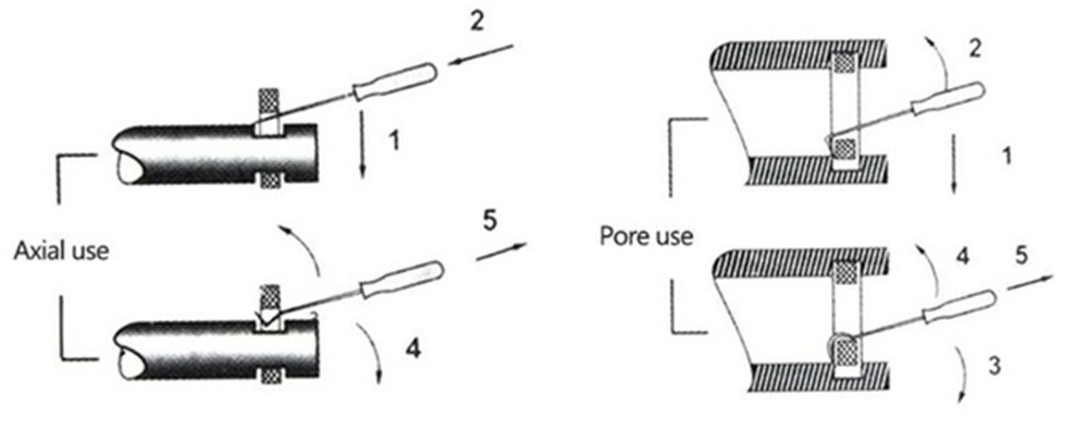 4Pcs/set Car Pick and Hook Oil Seal ORing Seal Screwdrivers Set Car Vehicle Oil Craft Hand Tools