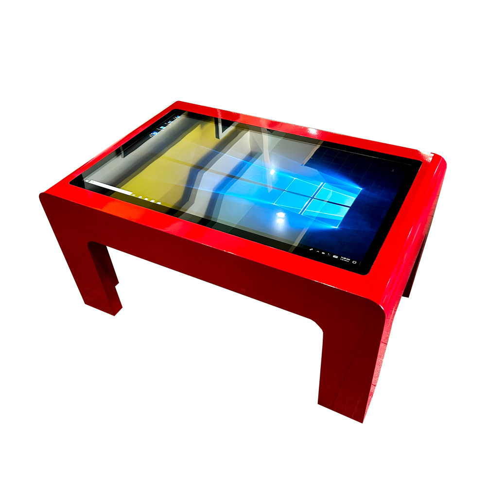 Zkmei 43 Inch Smart Touch Table Screeins Waterproof Android Lnux Win10 Interactive 4K LCD Kids Touch Screen Smart Table