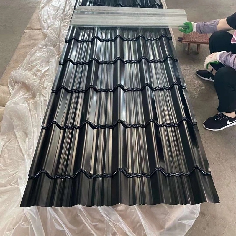 28 Gauge Aluzinc Corrugated Steel Roofing Sheet Galvanized Metal Roof at Competitive Prices Cutting Bending Welding Services