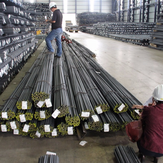 ASTM Gr40 Tmt Round Bar Reinforcing Deformed Steel Iron Rebar in Tanzania