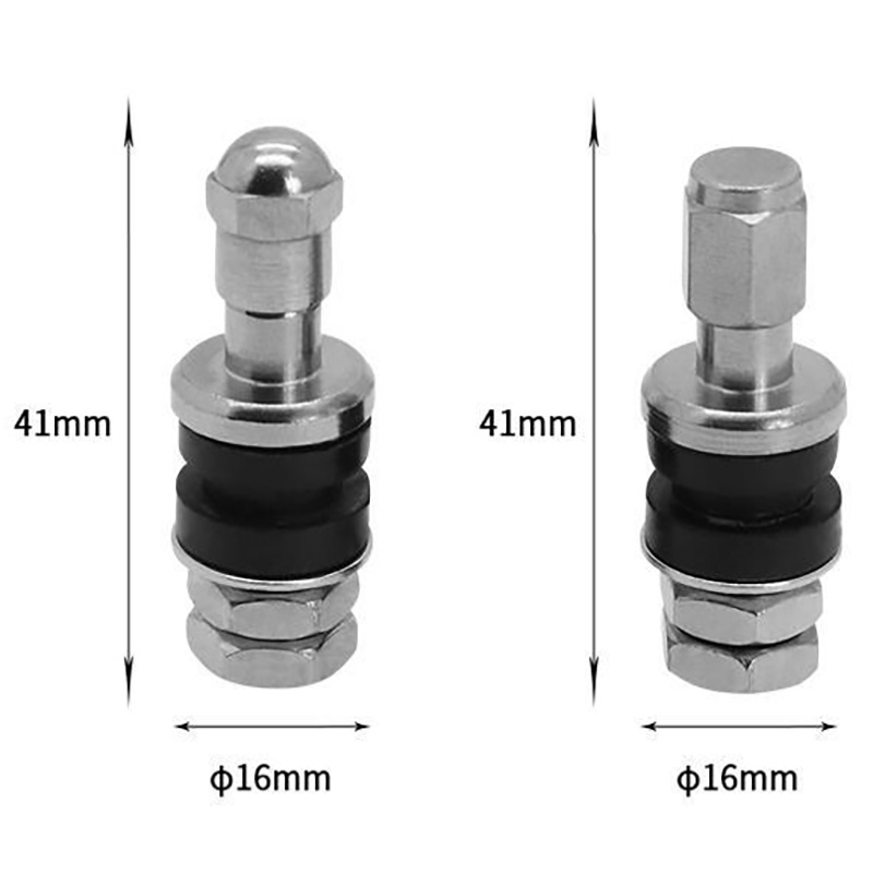 Factory Manufacturer TR33E/TR38E Tire Valve Motorcycle Tubeless Tire Valves Metal Tyre valves Aluminum