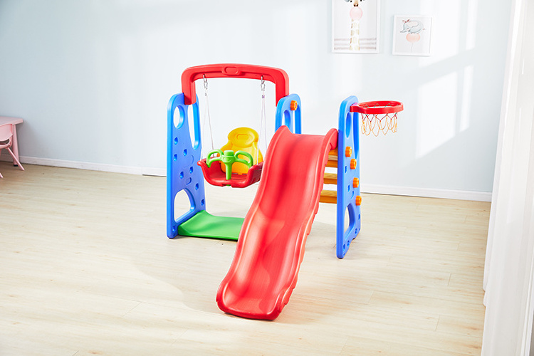 New Hot-selling Products Custom Design Kids Indoor Slide Basketball Kids Swing And Slide