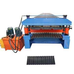 ZKRFM Corrugated Roll Forming Machinery Corrugated Steel Roofing Sheet Machine Corrugated Metal Sheet Machine