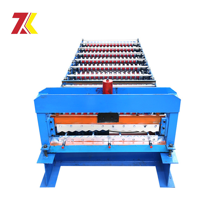 ZKRFM Corrugated Roof Sheet Roll Forming Machines Corrugated Metal Machine Corrugated Roof Machine