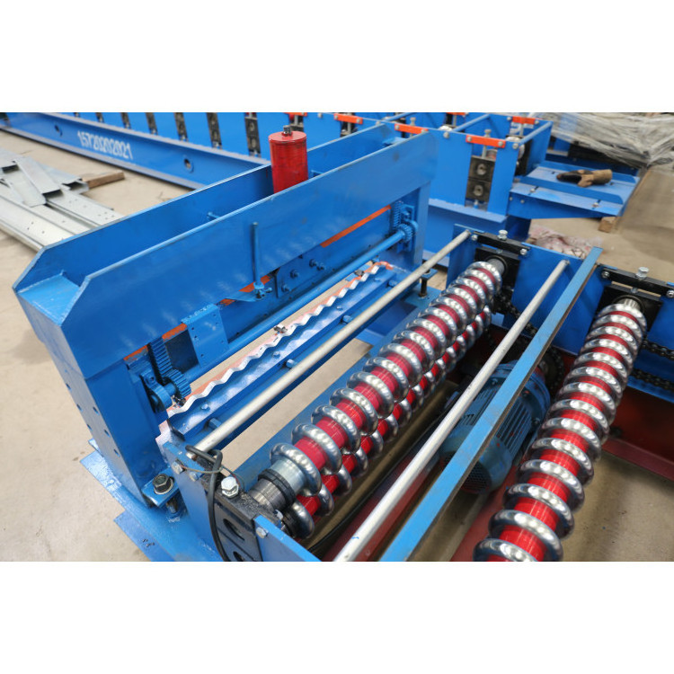 ZKRFM Corrugated Roof Sheet Roll Forming Machines Corrugated Metal Machine Corrugated Roof Machine