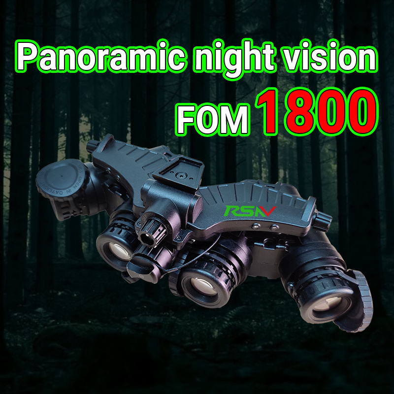 High SNR Panoramic FOV120 Degrees White/Green Phosphor Euro Gen3 FOM1800 Night Vision Quad Telescope