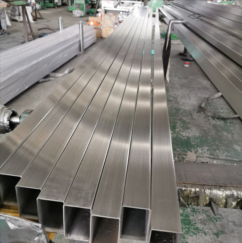 Welded Stainless Steel Square Tube Astm A554 Pipe 304 316 Stainless Steel Rectangular Tube