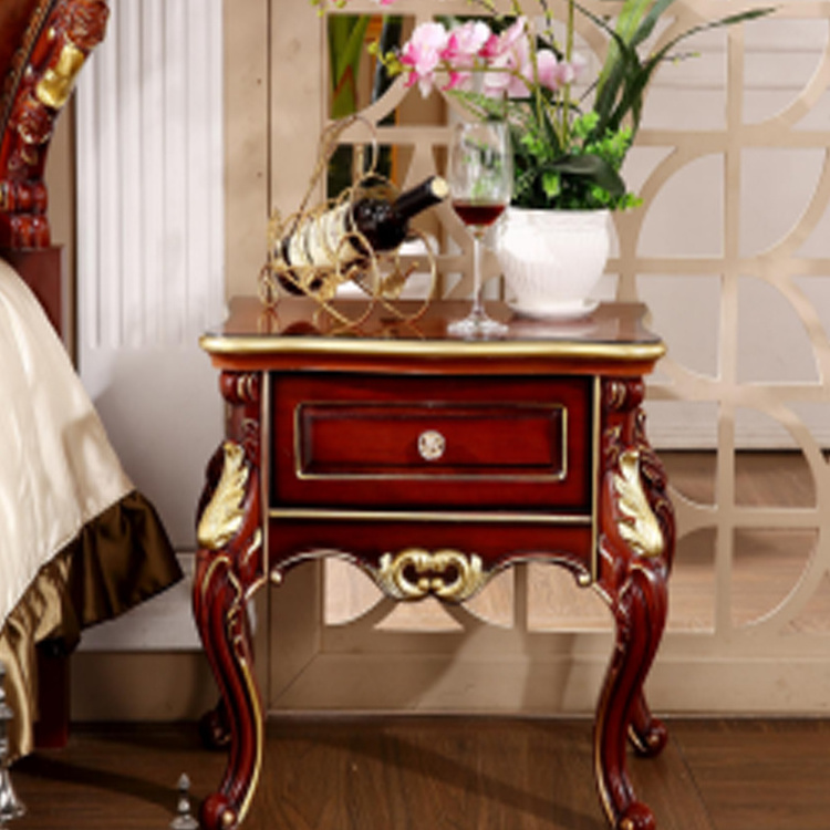 Princess Royal Antique Classical Luxury Wooden Mdf European Style Bedroom Furniture Mobilier De Chambre Acoucher Bed Room Set