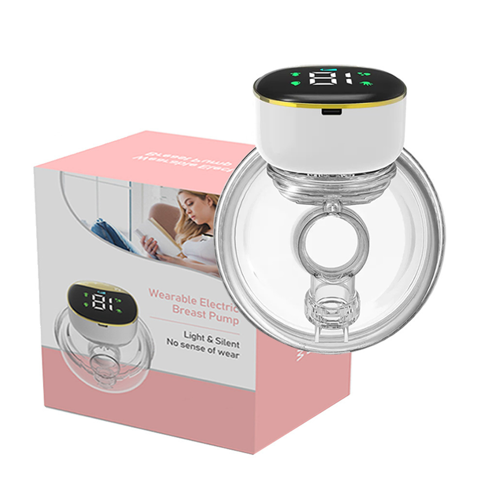 Electric Breast Pump with Built-In Battery and LED Screen for Easy Monitoring During Pumping Sessions