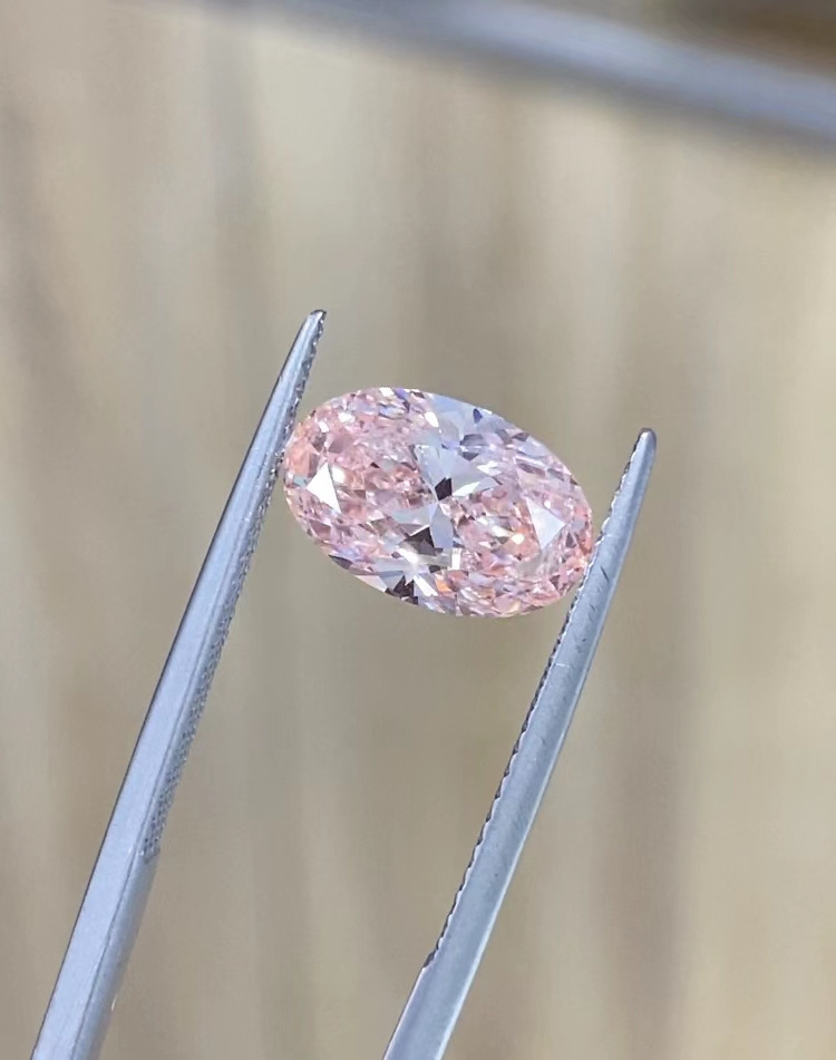 Lab Created Diamonds Man made real diamonds Fancy Pink Pear CVD IGI Certified Factory Wholesale