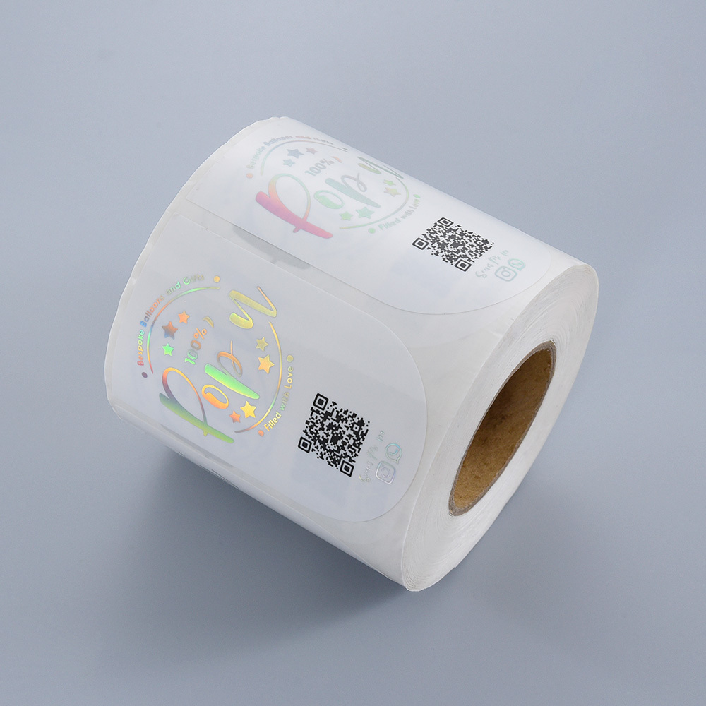 Custom Logo Holograms Security Paper Labels Holo Sticker Adhesive Vinyl Holographic Stickers