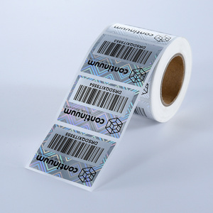 Custom Logo Holograms Security Paper Labels Holo Sticker Adhesive Vinyl Holographic Stickers