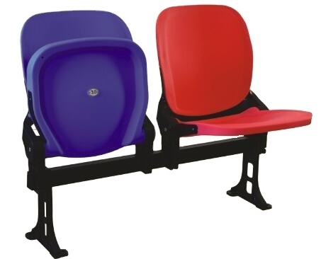 Plastic arena seating folding stadium chair for soccer