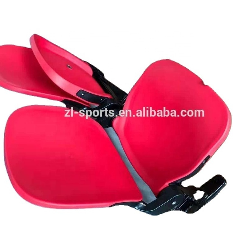 Plastic arena seating folding stadium chair for soccer